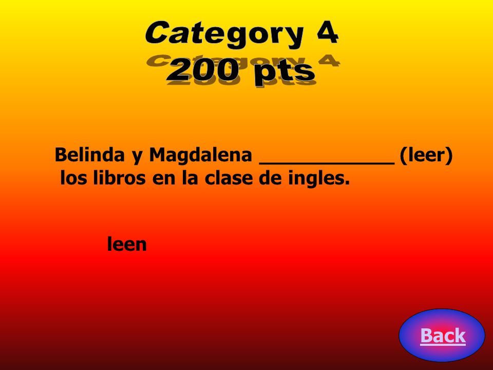 Category pts Belinda y Magdalena ___________ (leer)