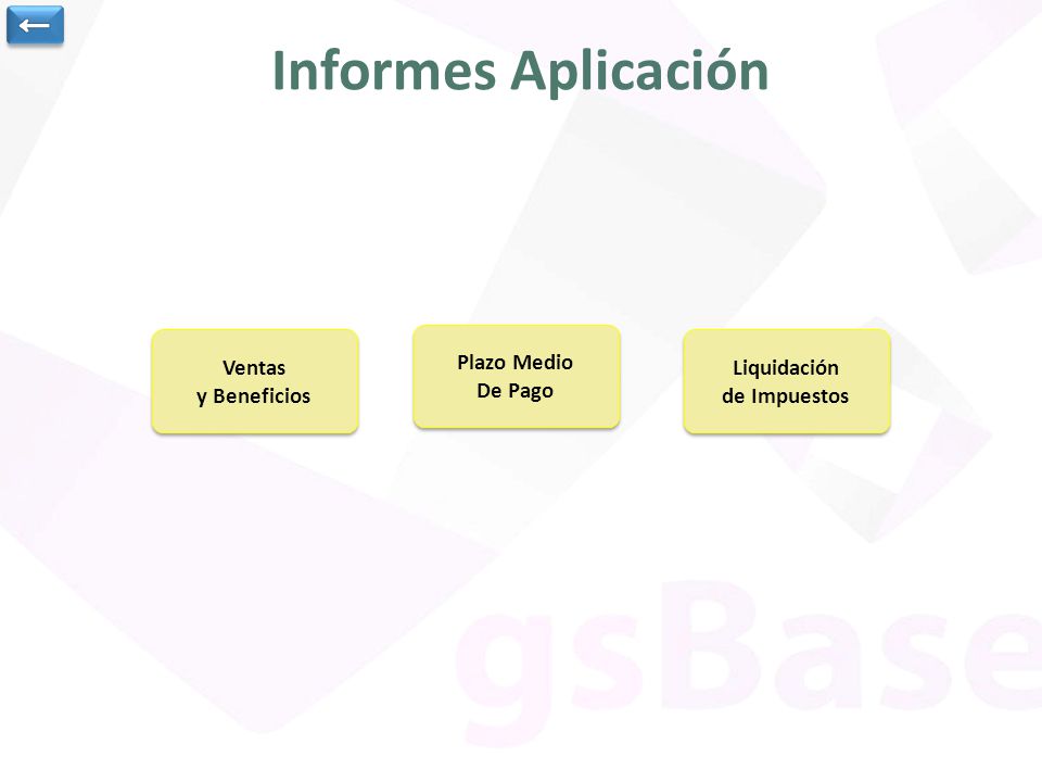 Informes Aplicación ← Ventas y Beneficios Plazo Medio De Pago