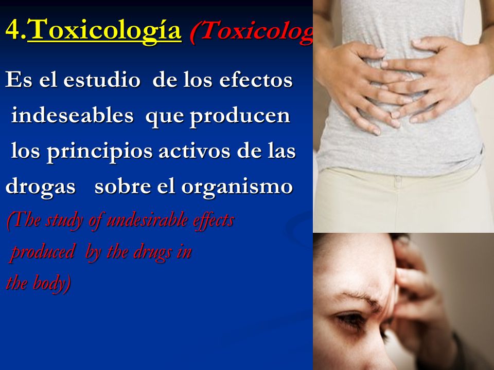 4.Toxicología (Toxicology)