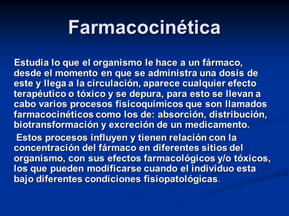 Farmacocinética