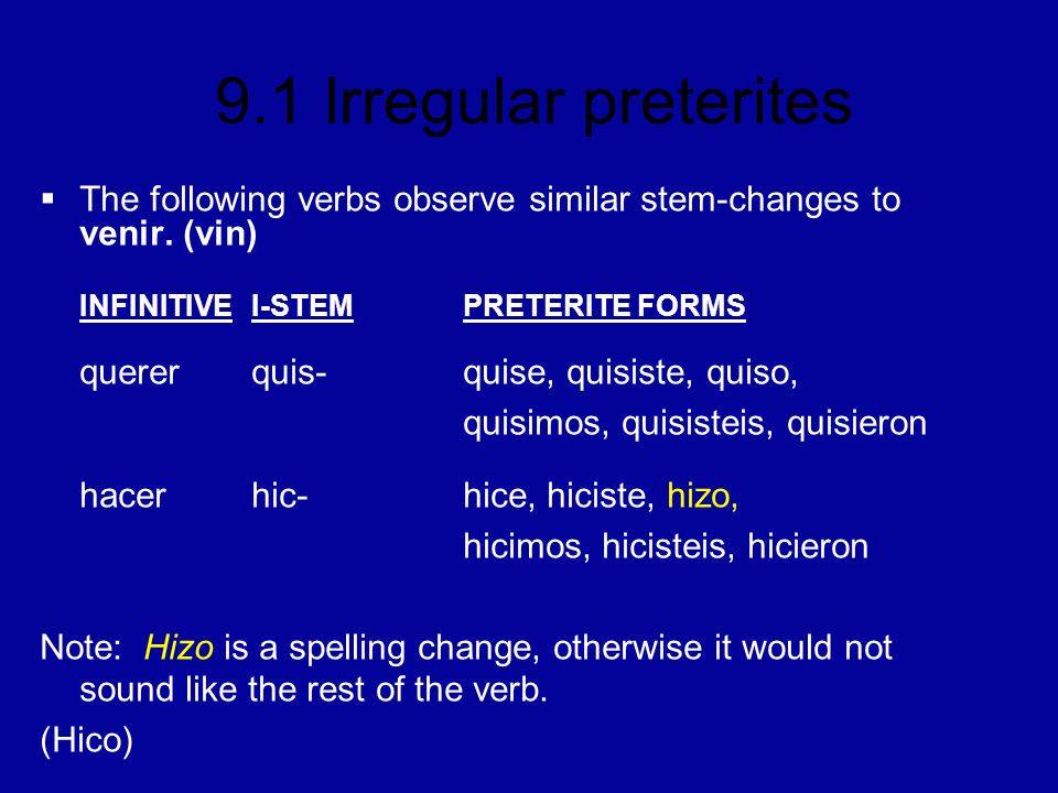 The following verbs observe similar stem-changes to venir. (vin)