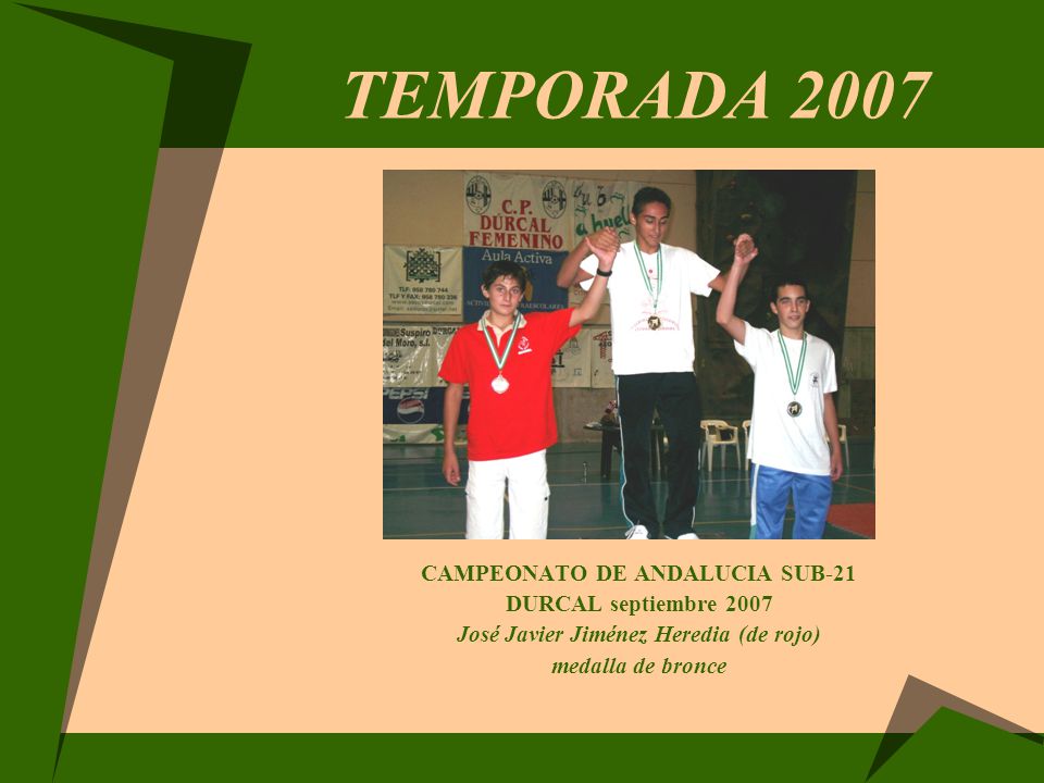 CAMPEONATO DE ANDALUCIA SUB-21 José Javier Jiménez Heredia (de rojo)