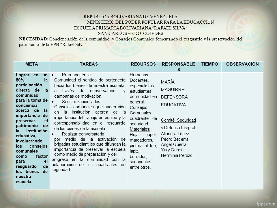 REPÚBLICA BOLIVARIANA DE VENEZUELA