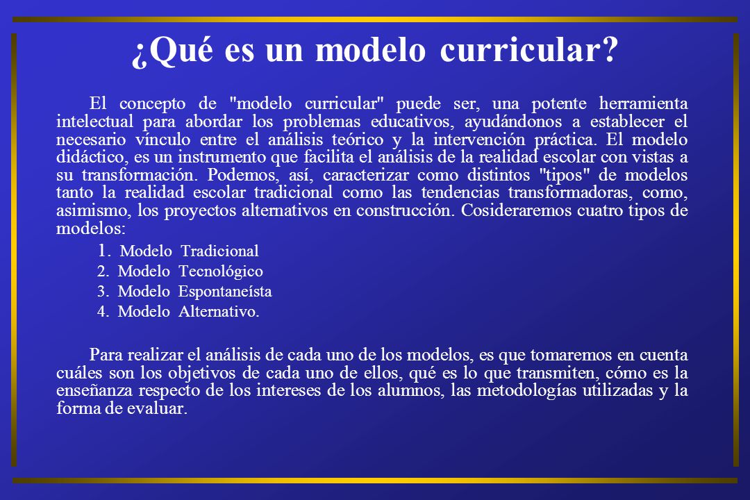 Total 56+ imagen definicion modelo curricular