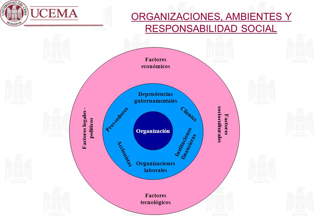 ORGANIZACIONES, AMBIENTES Y RESPONSABILIDAD SOCIAL