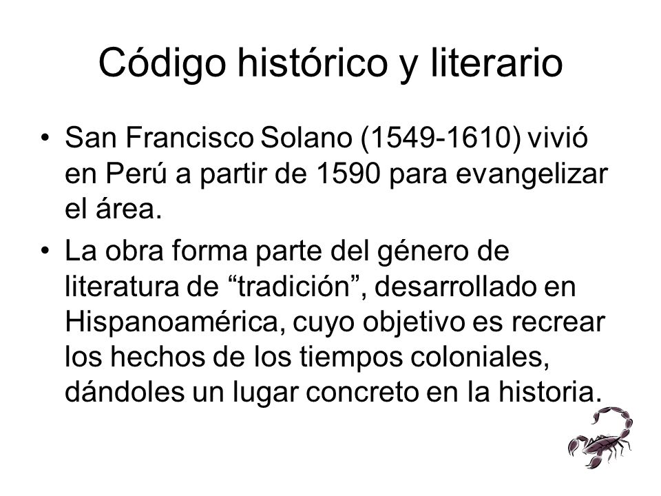 Código histórico y literario