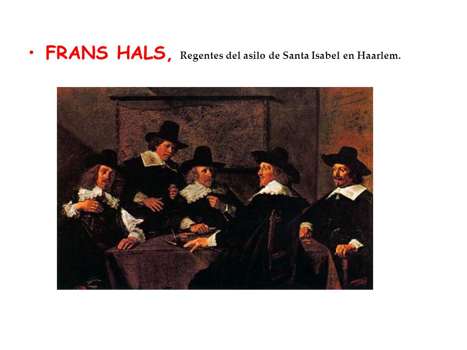 FRANS HALS, Regentes del asilo de Santa Isabel en Haarlem.