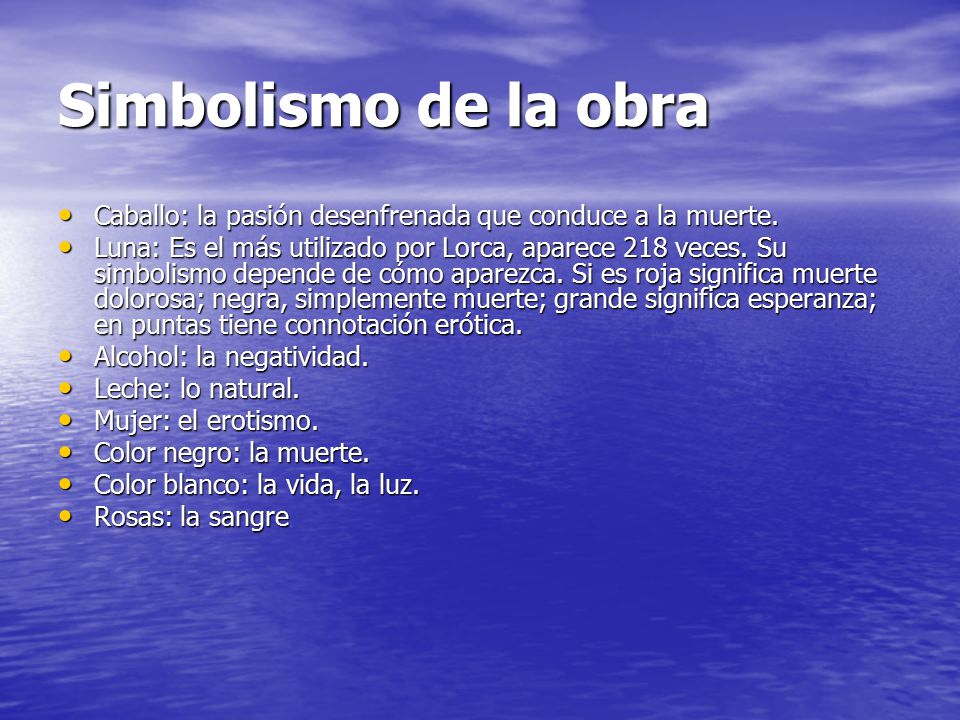 Simbolismo de la obra Caballo: la pasión desenfrenada que conduce a la muerte.