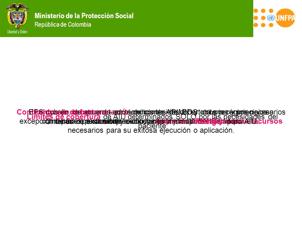 Criterios de exclusión y exclusiones mismas no rigen para AIU.