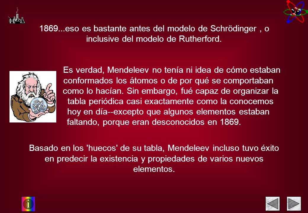 eso es bastante antes del modelo de Schrödinger , o inclusive del modelo de Rutherford.
