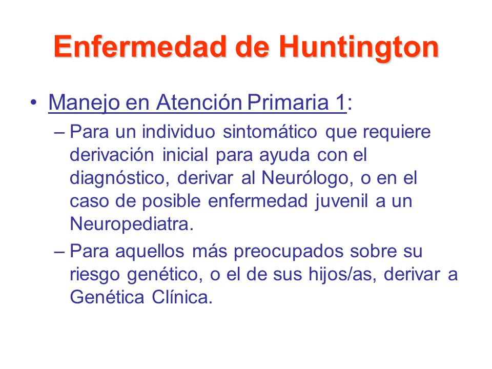 Enfermedad de Huntington