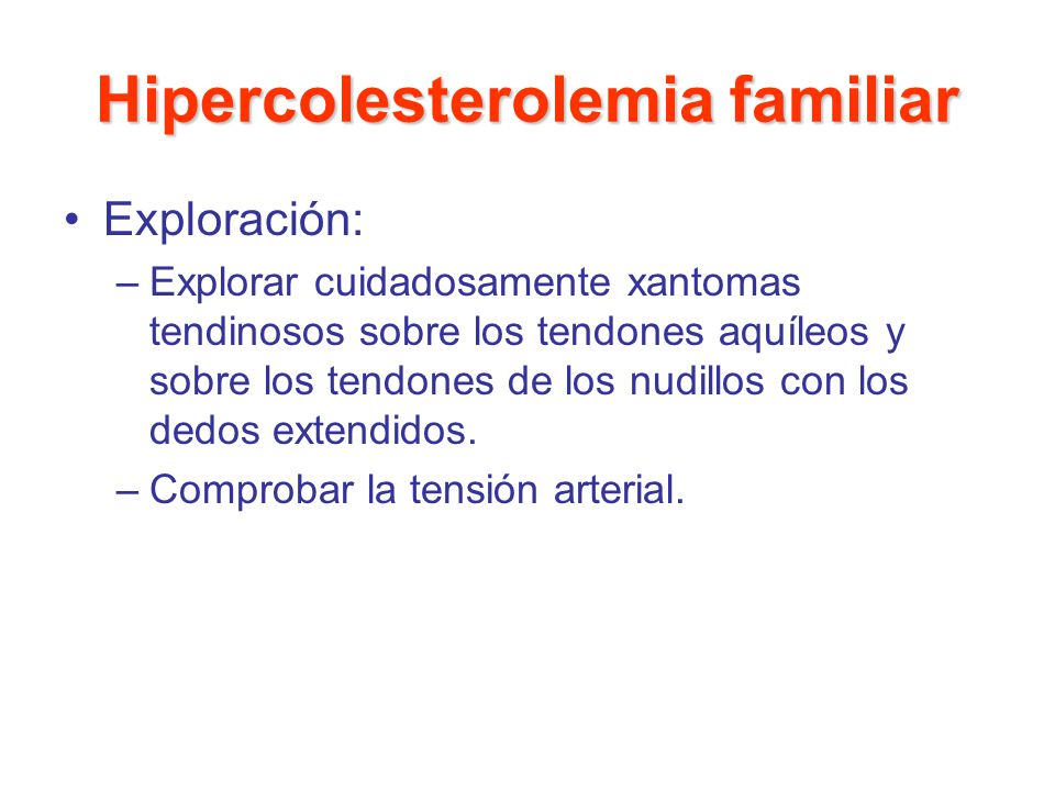 Hipercolesterolemia familiar