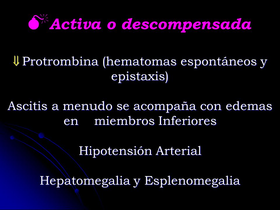 Activa o descompensada