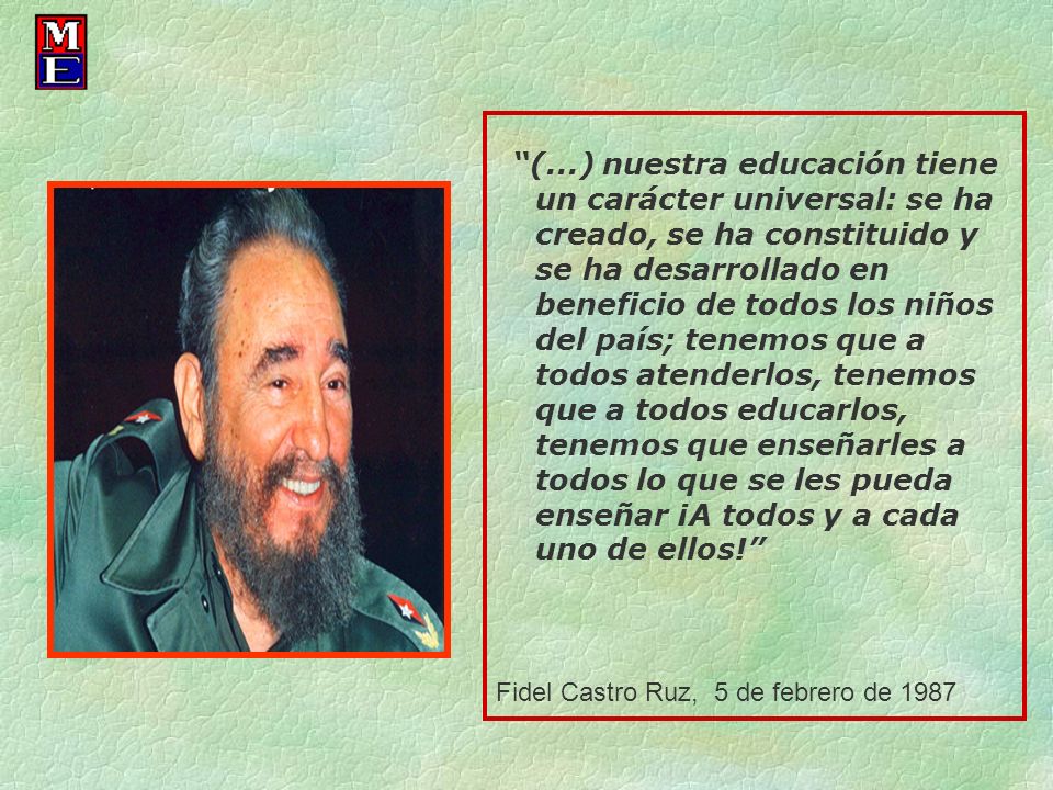 Fidel Castro Ruz, 5 de febrero de 1987