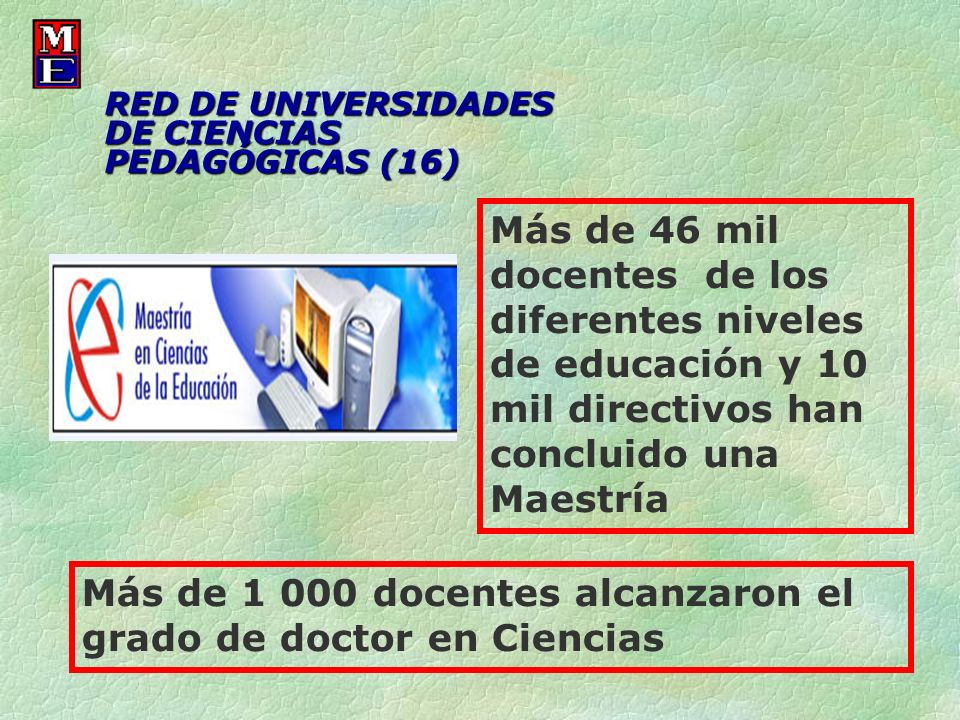 Más de docentes alcanzaron el grado de doctor en Ciencias