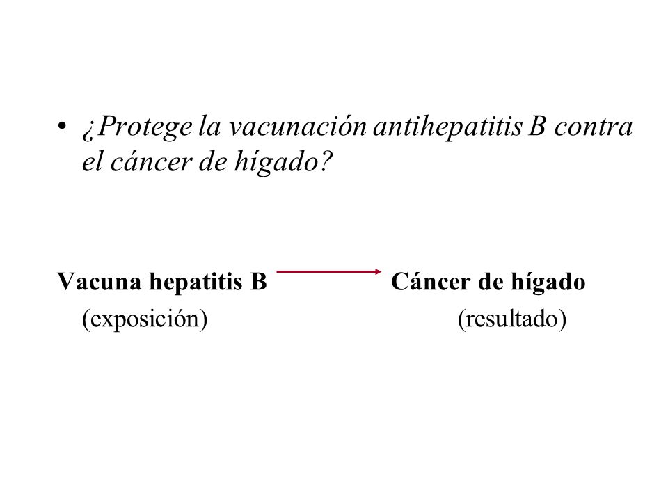 ¿Protege la vacunación antihepatitis B contra el cáncer de hígado