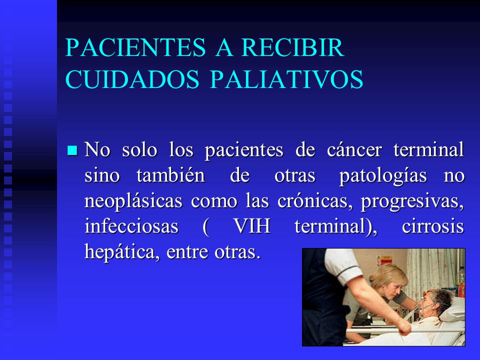 PACIENTES A RECIBIR CUIDADOS PALIATIVOS