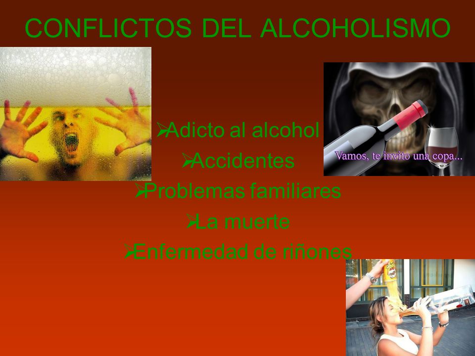 CONFLICTOS DEL ALCOHOLISMO