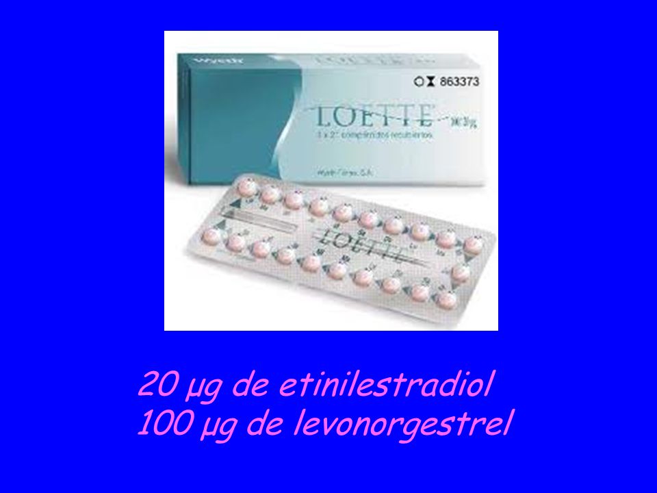 09/04/ μg de etinilestradiol 100 μg de levonorgestrel 26