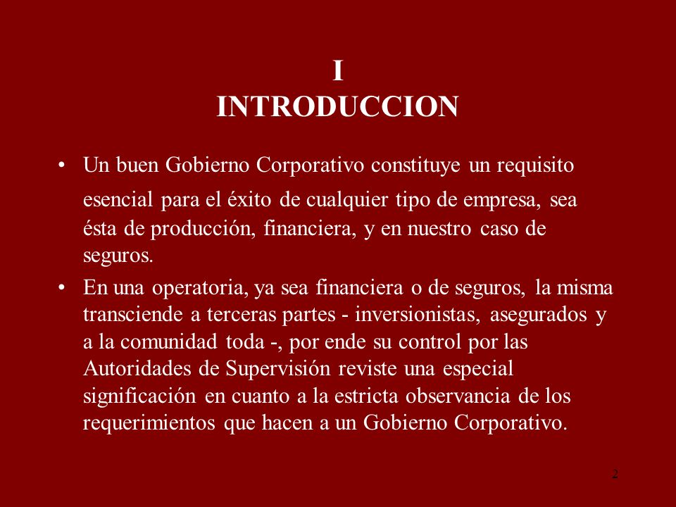 I INTRODUCCION