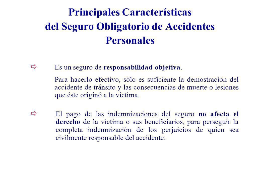 Principales Características del Seguro Obligatorio de Accidentes Personales