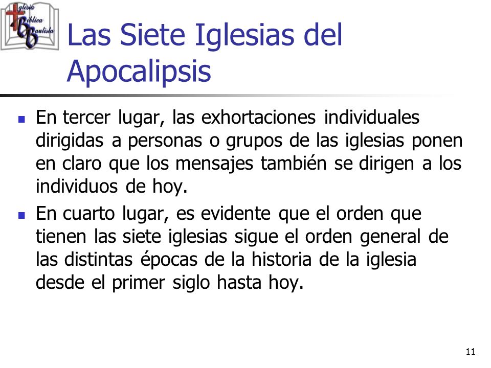 Las Siete Iglesias del Apocalipsis