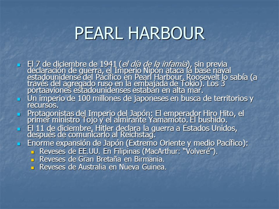 PEARL HARBOUR