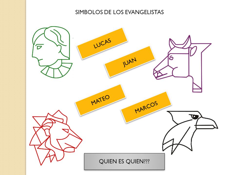 SIMBOLOS DE LOS EVANGELISTAS
