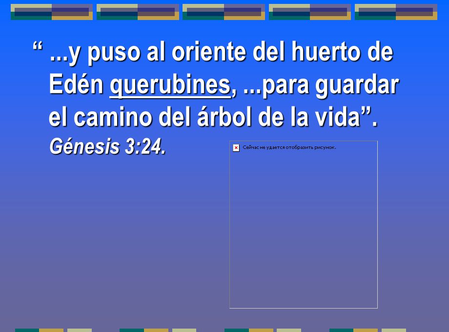 . y puso al oriente del huerto de Edén querubines,