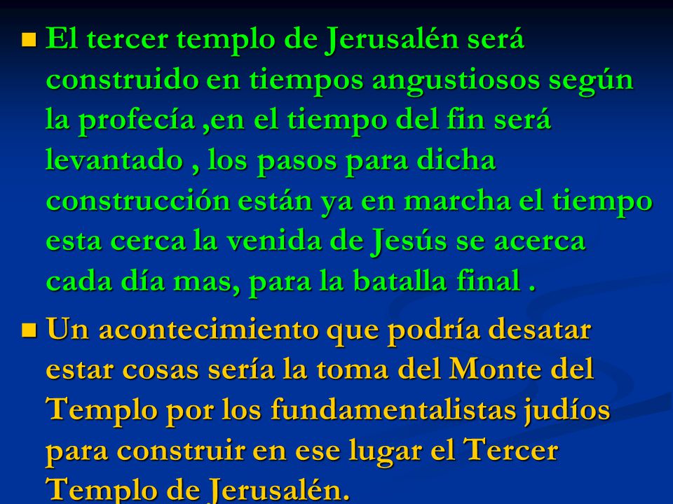 La Construcción Del Tercer Templo Judío parte 2 - ppt video online descargar