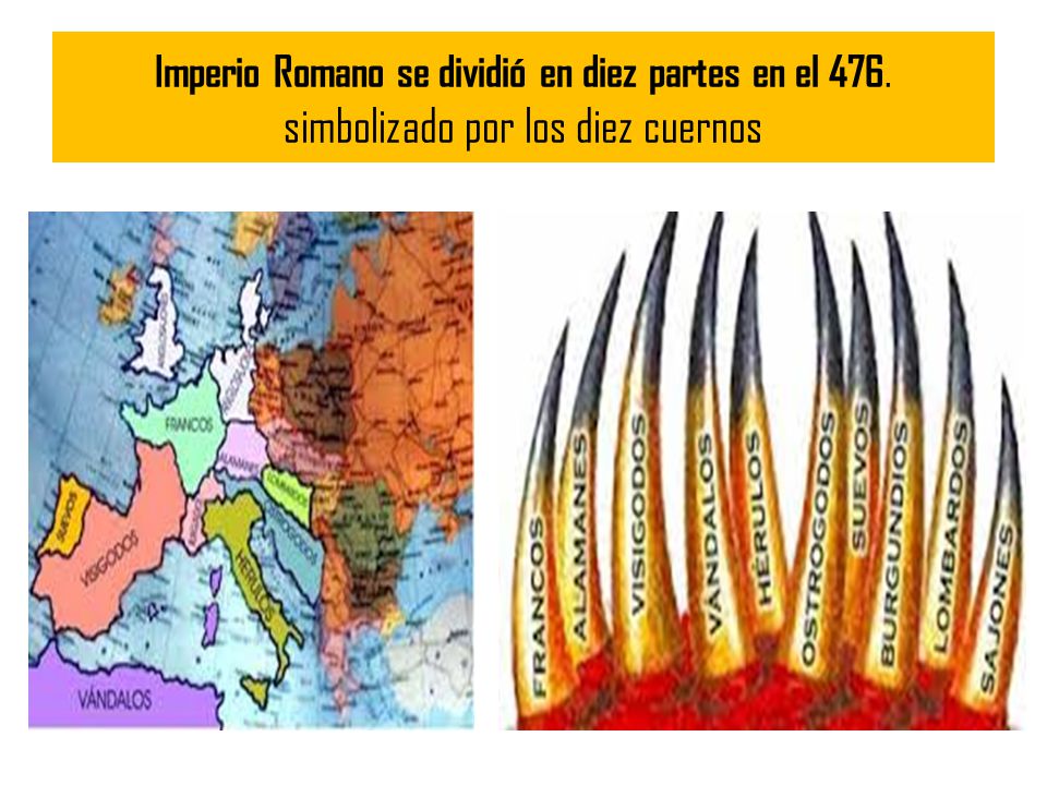 Imperio Romano se dividió en diez partes en el 476