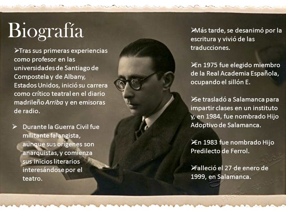 Biografía Más tarde, se desanimó por la escritura y vivió de las traducciones.