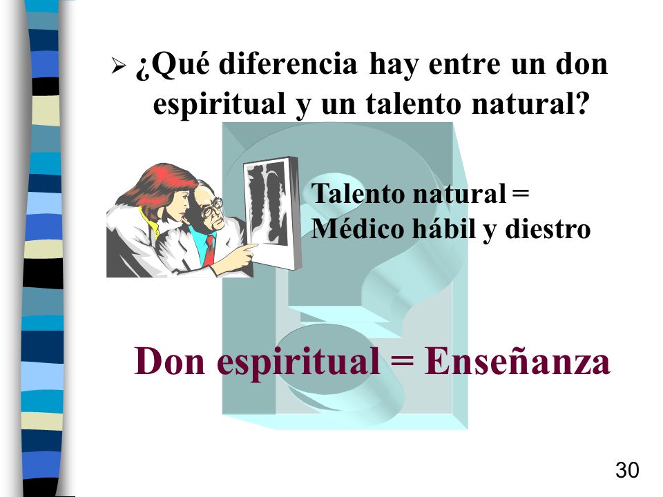 ¿Qué diferencia hay entre un don espiritual y un talento natural