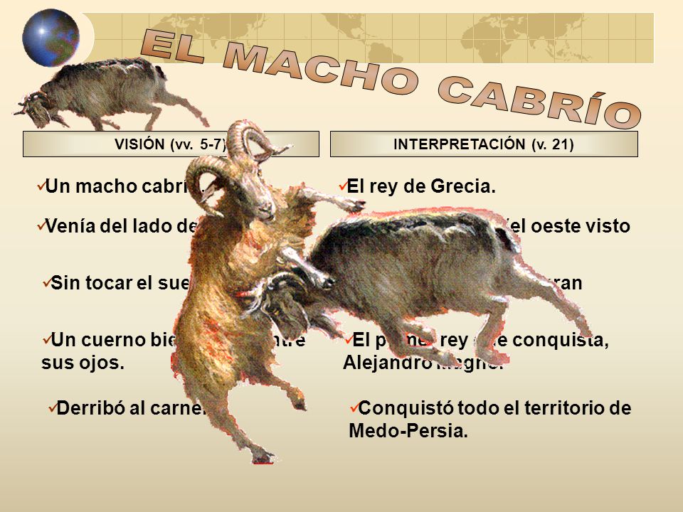 EL MACHO CABRÍO Un macho cabrío. El rey de Grecia.