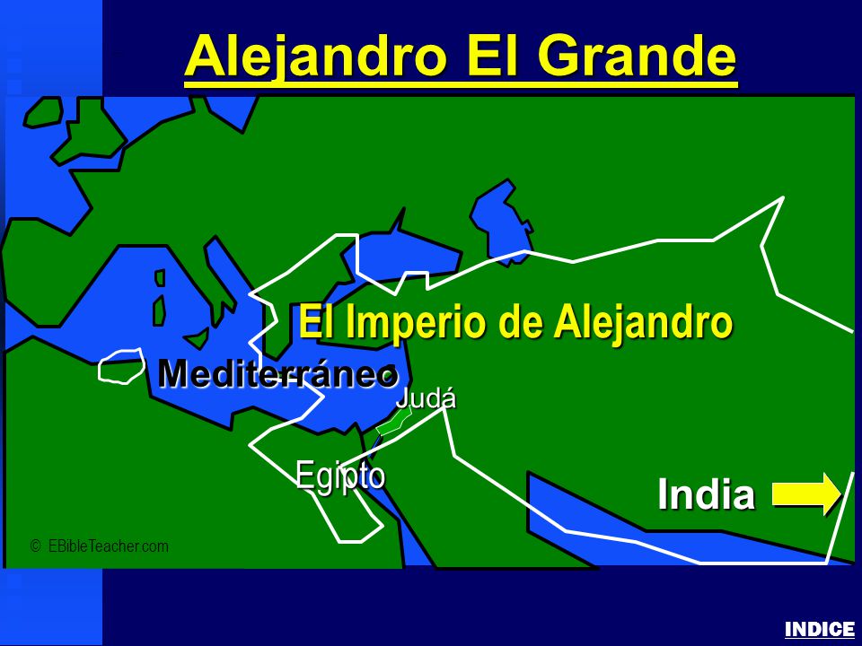 Alejandro El Grande El Imperio de Alejandro India Mediterráneo Egipto