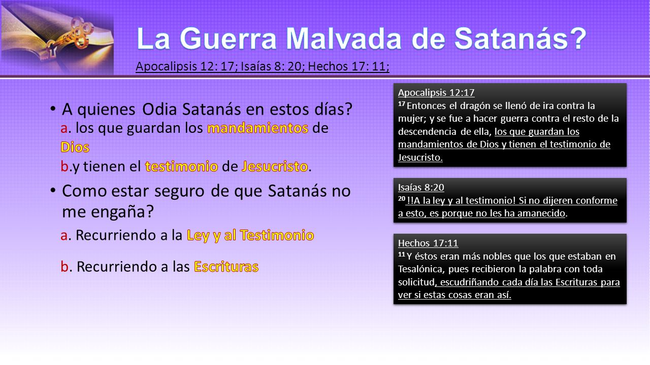 La Guerra Malvada de Satanás