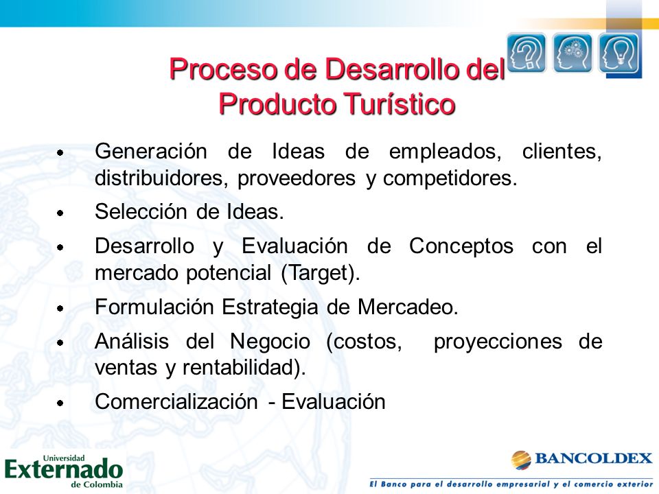 Proceso de Desarrollo del Producto Turístico