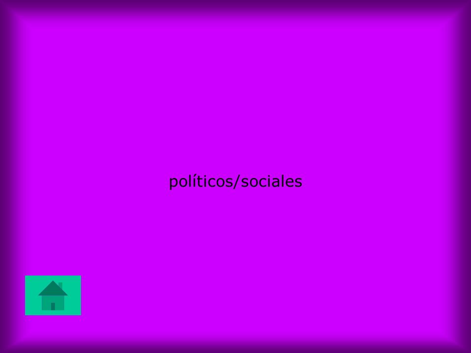 políticos/sociales