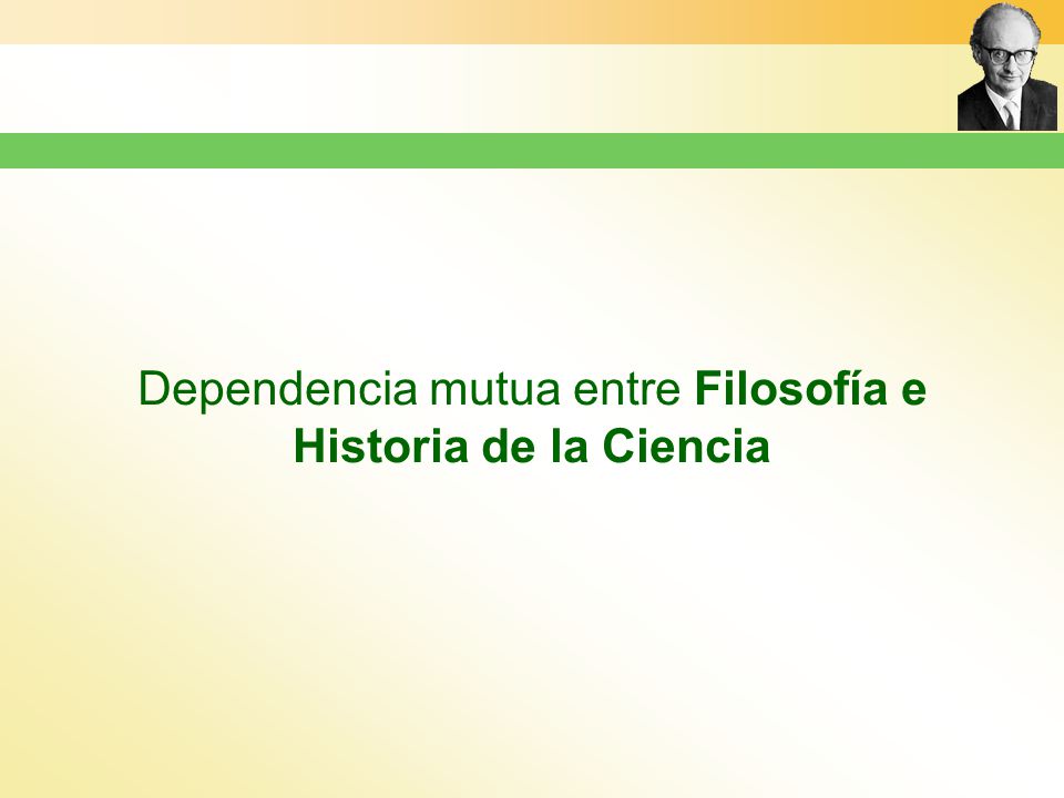 Dependencia mutua entre Filosofía e Historia de la Ciencia