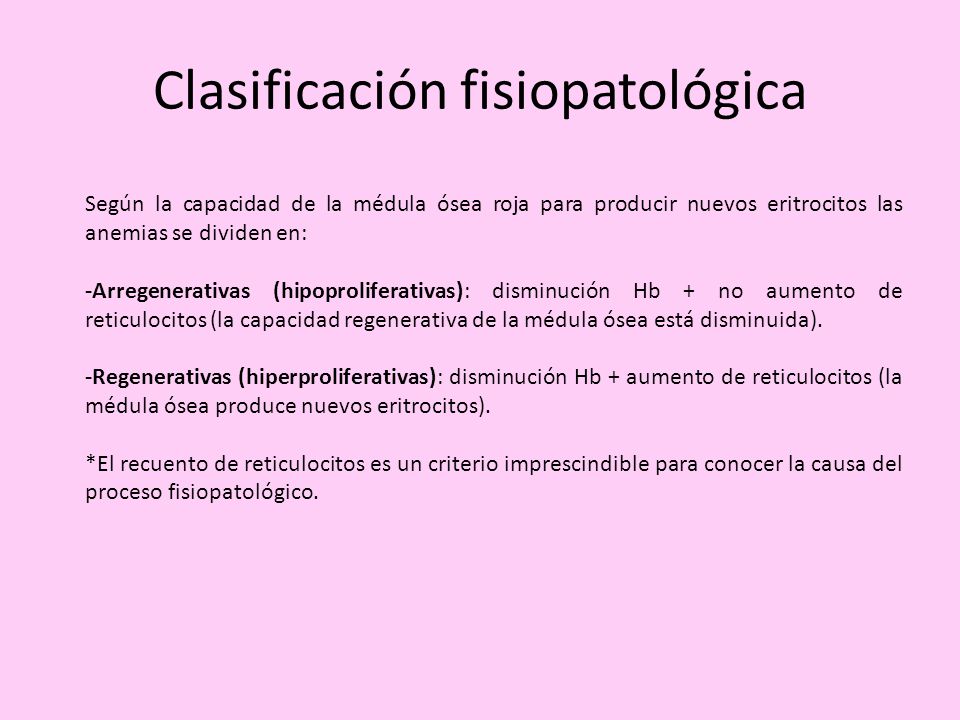 Clasificación fisiopatológica