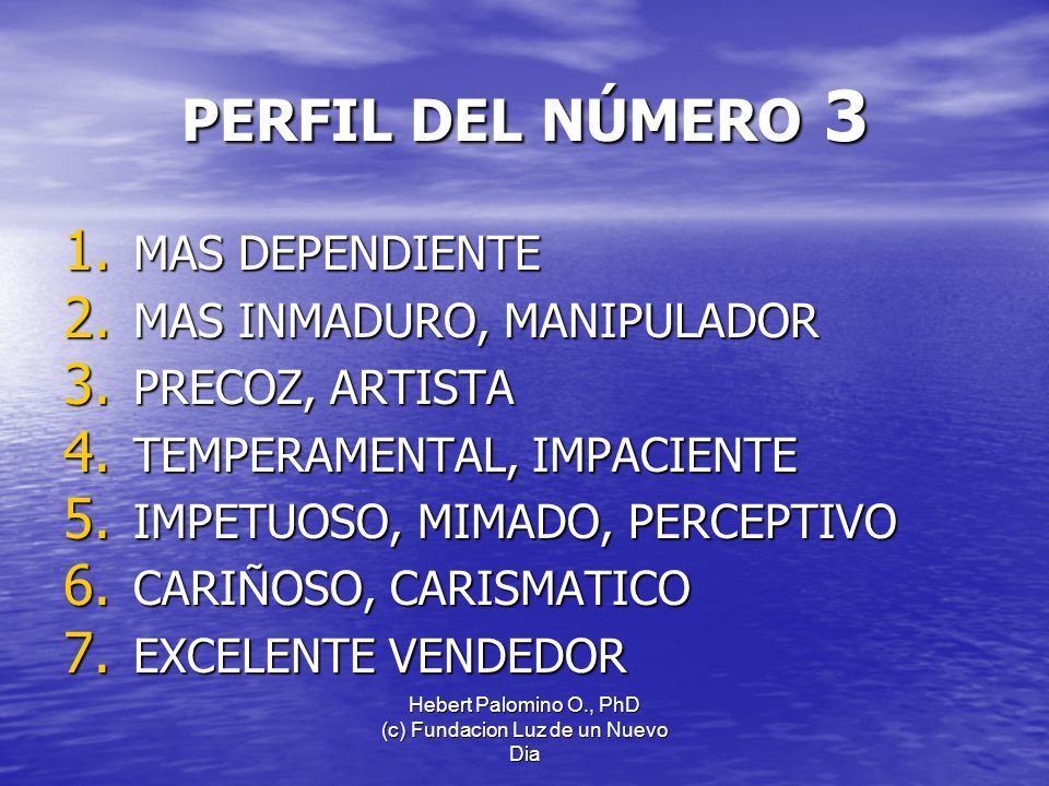 Hebert Palomino O., PhD (c) Fundacion Luz de un Nuevo Dia