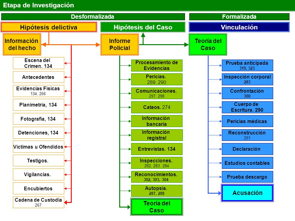 Hipótesis delictiva Hipótesis del Caso Vinculación