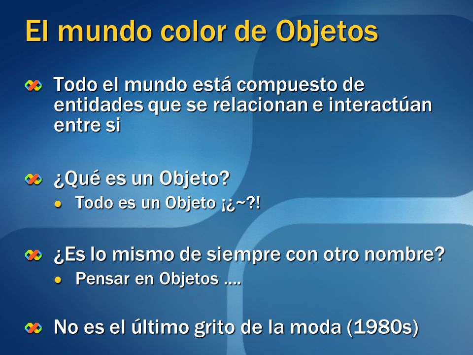 El mundo color de Objetos