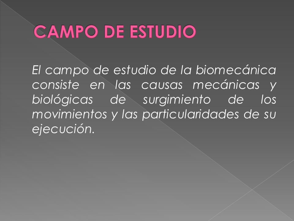 CAMPO DE ESTUDIO
