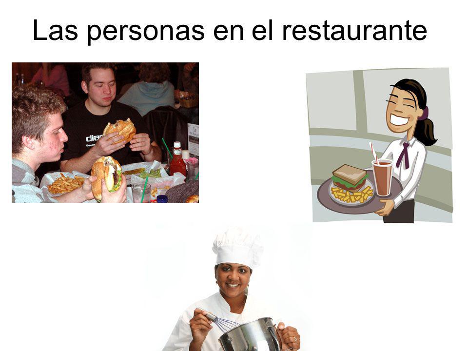 Las personas en el restaurante