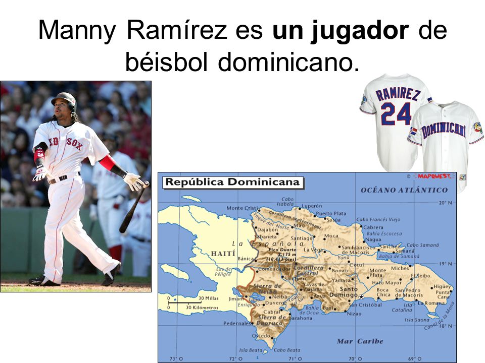 Manny Ramírez es un jugador de béisbol dominicano.