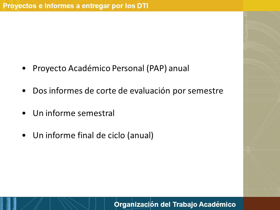 Proyecto Académico Personal (PAP) anual