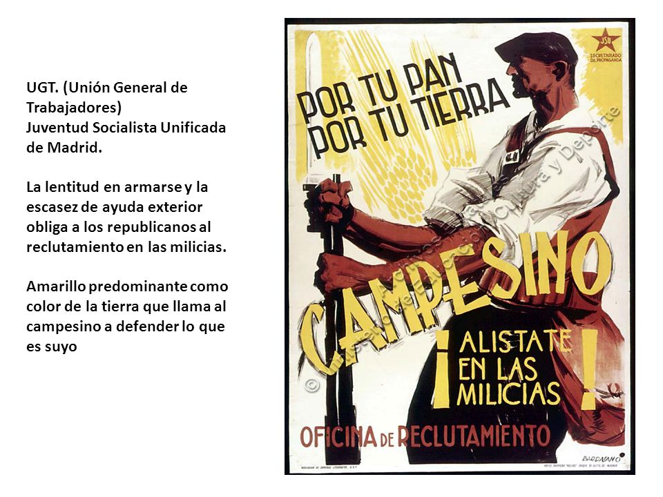 UGT. (Unión General de Trabajadores) Juventud Socialista Unificada de Madrid.