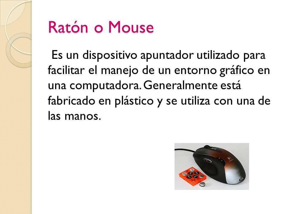 Ratón o Mouse