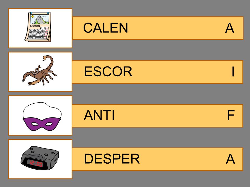 CALEN A ESCOR I ANTI F DESPER A